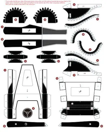 Confederate Deluxe Sports Roadster DIY 3D бумажная карточка модель Конструкторы строительные игрушки обучающая Игрушечная машина модель