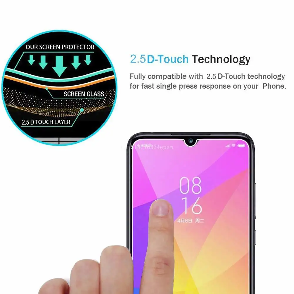 2 шт. 9H HD Защита экрана для Xiaomi Mi 9 закаленное стекло T Mi9 SE защитное на Xiomi CC9 пленка