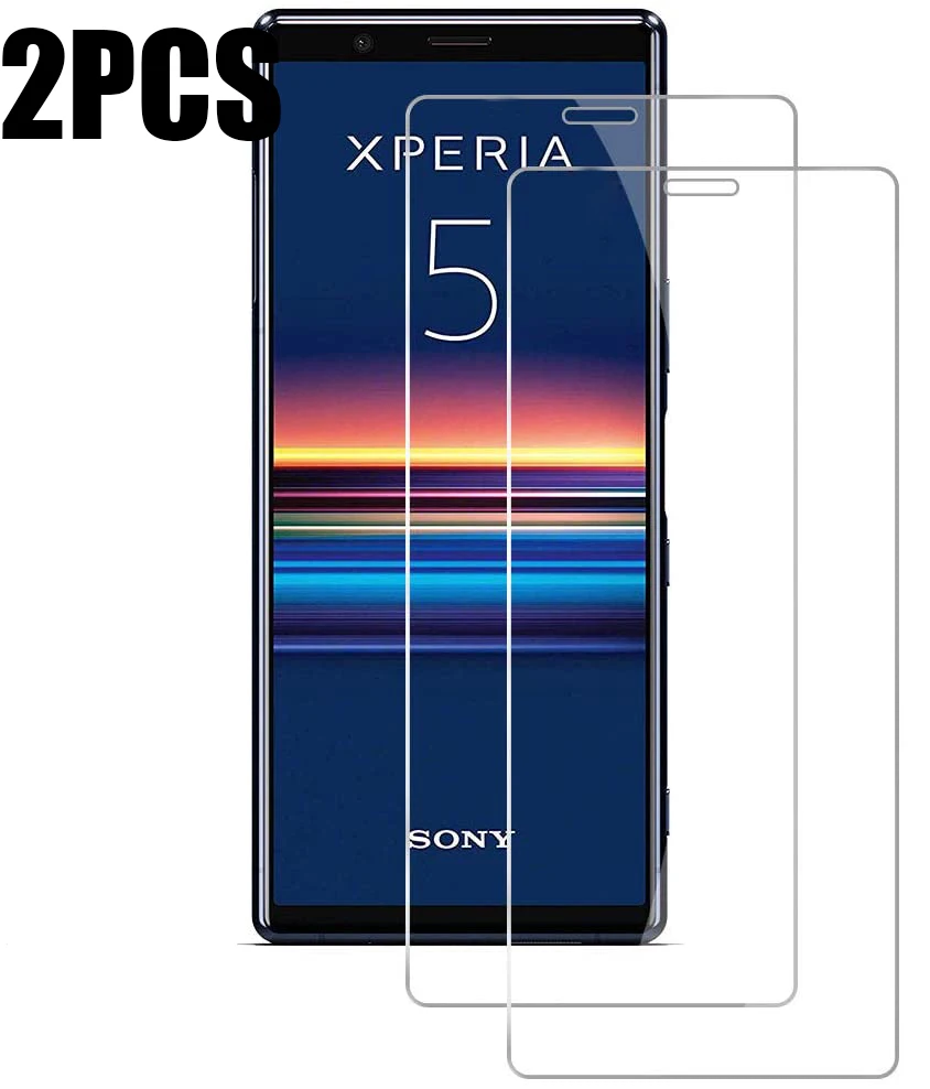 2 шт. закаленное стекло для Sony Xperia 5 Защита экрана J8210 J8270 J9210 защитная