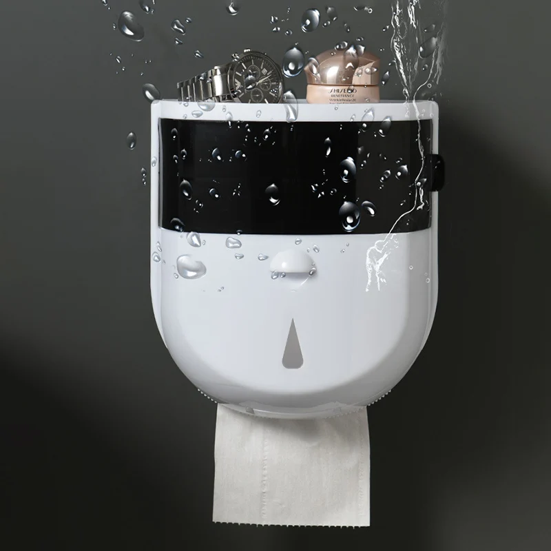 Портативный держатель для туалетной бумаги настенный диспенсер ванной комнаты