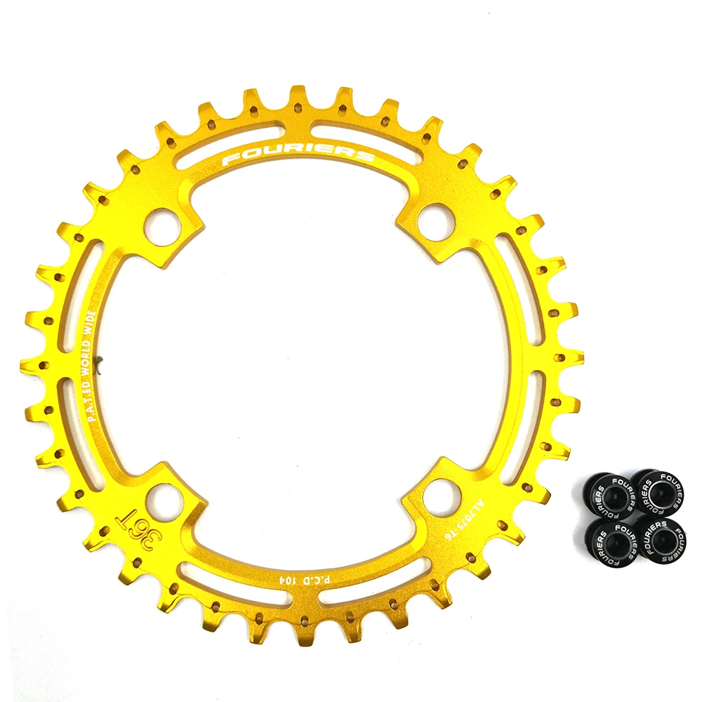 Звездочка для горного велосипеда fouкурьера 104bcd звездочка AM FR DH алюминиевая 30T 32T 34T