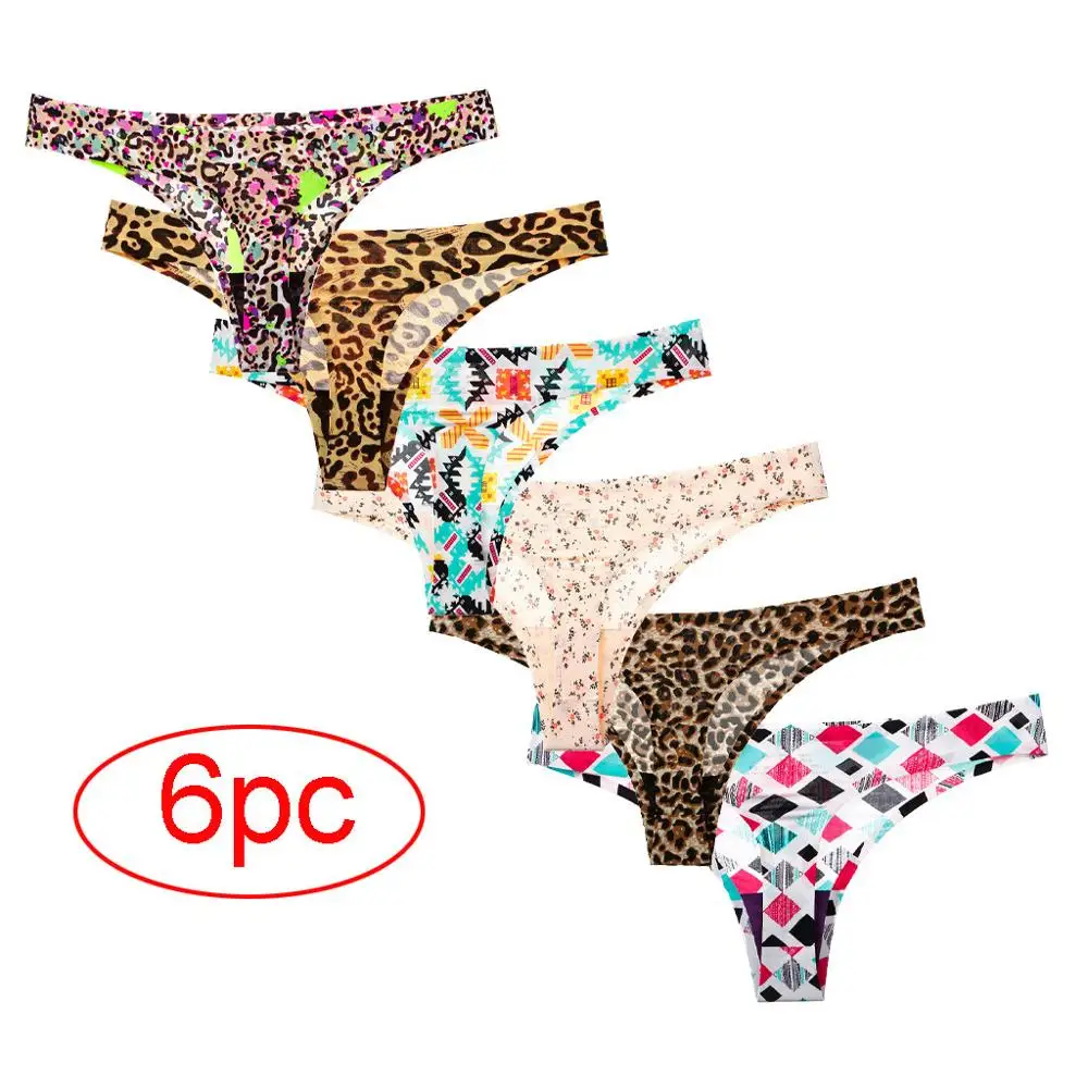 

6PC sexy lingerie g string Micro bikini Female thong sexy underwear tangas women Underpants Low-Waist Erotic underwear lenceria