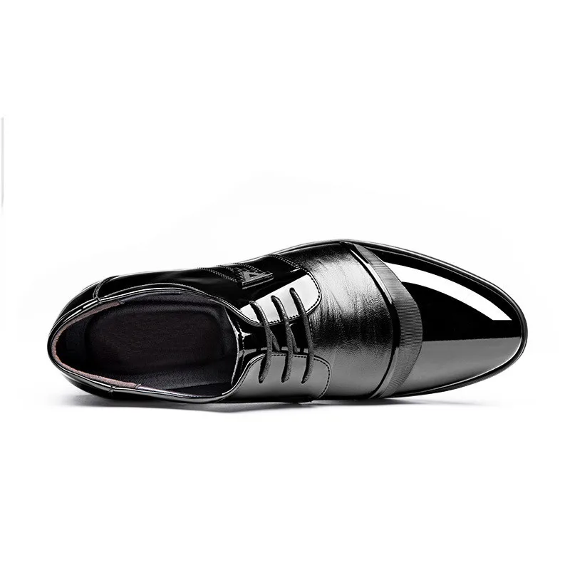 Классические мужские классические туфли винтажные оксфорды на плоской подошве