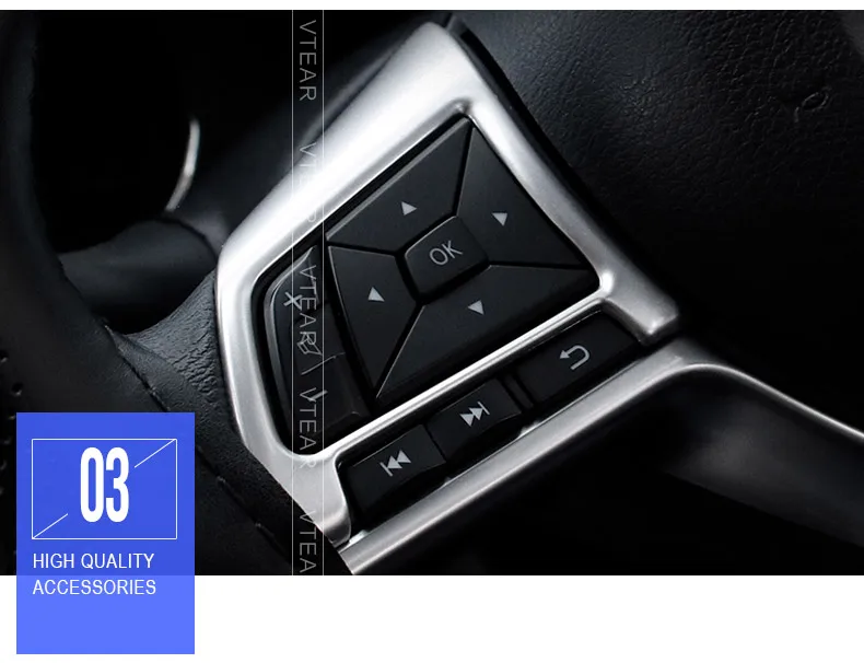 Vtear для ниссан кашкай j11 Nissan Qashqai J11 Dualis 2 X-trail внутренние молдинги аксессуары крышка рулевого колеса отделка ABS декоративные части