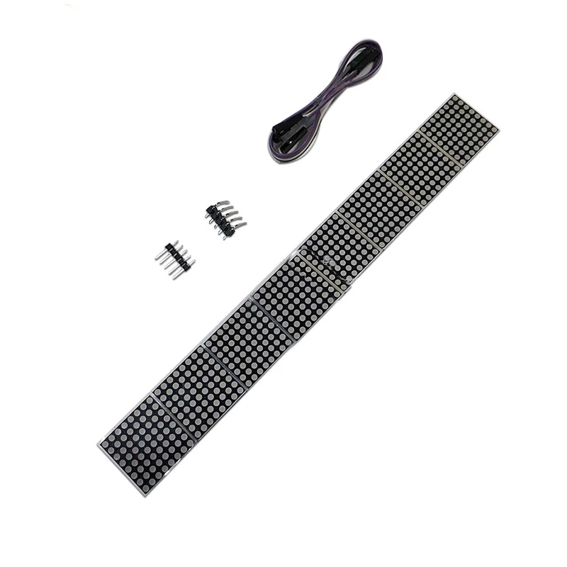 Модуль точечной матрицы max7218 8 точечных матриц в 1 модуль дисплея для управления