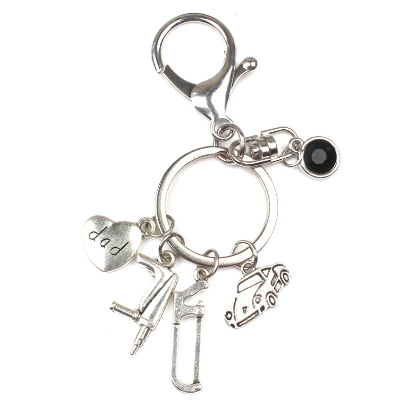 Новый 9 цветов модный авторемонтный комплект брелок мини стальная линейка Hacksaw