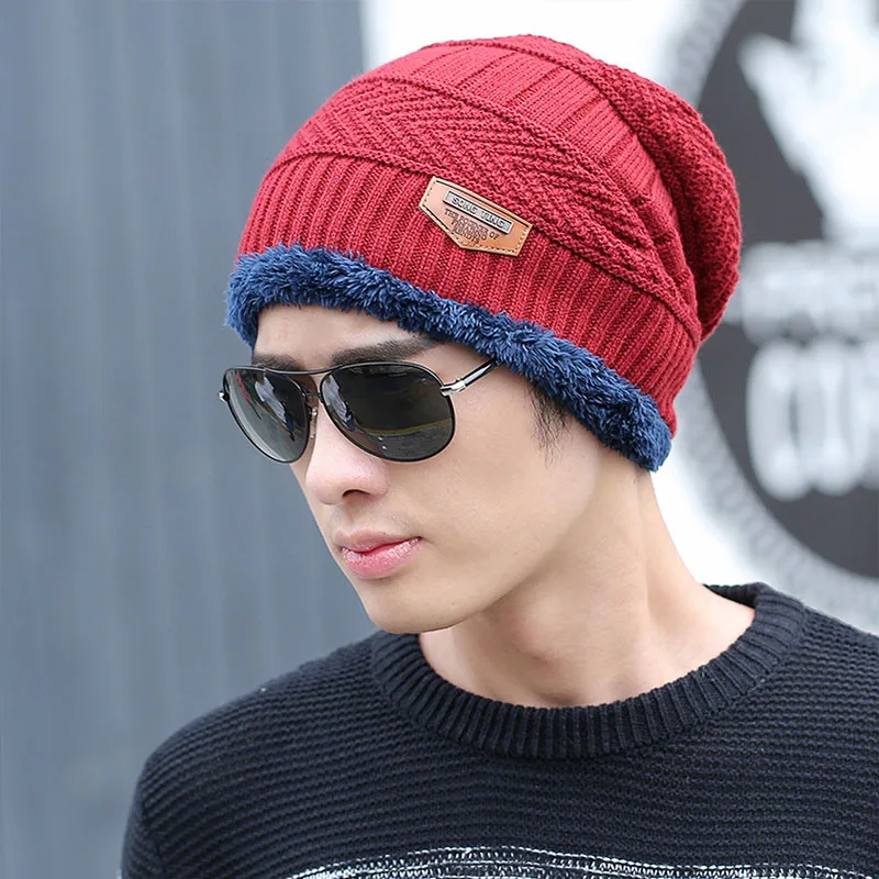 

Fashion men's winter warm cap, knitted cap skullcap beanie cap winter cap unisex knit cap