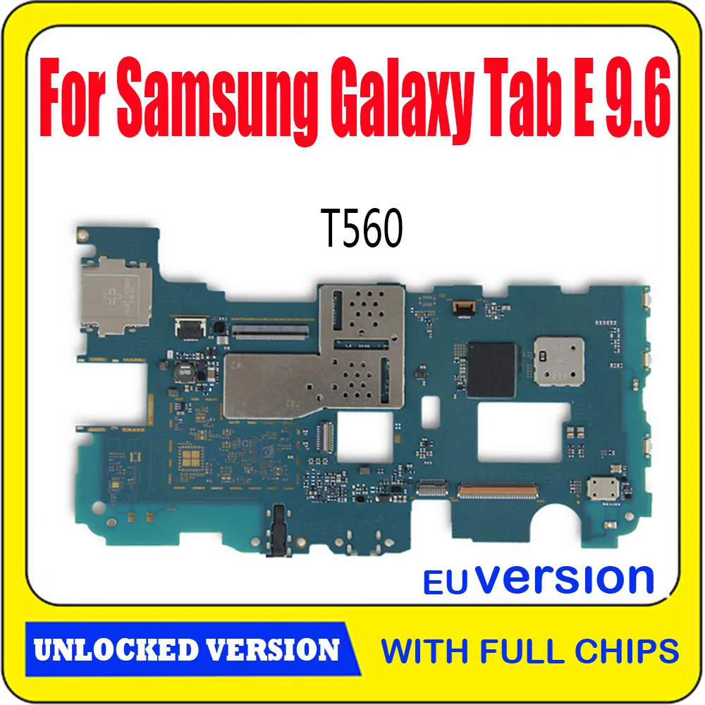 Заводская разблокированная материнская плата для Samsung Galaxy Tab E 9. 0 T560 логическая с