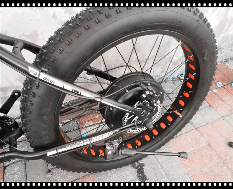 Электровелосипед FAT EBIKE 26 электровелосипед на толстых покрышках снежный