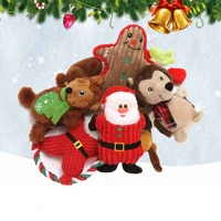 soft plush christmas pet dog interactive toys playing chewing toys cat products holiday party pet toys