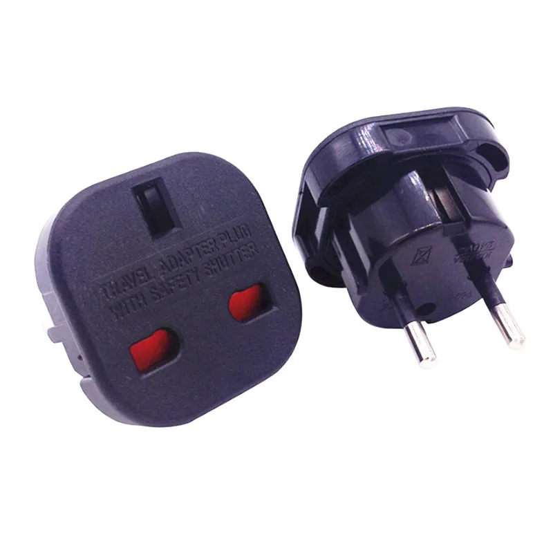 Адаптер для европейской розетки переходник путешествий в британском