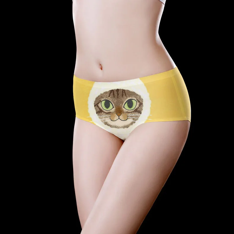Нижнее белье с принтом милого желтого кота Оптовая продажа| |