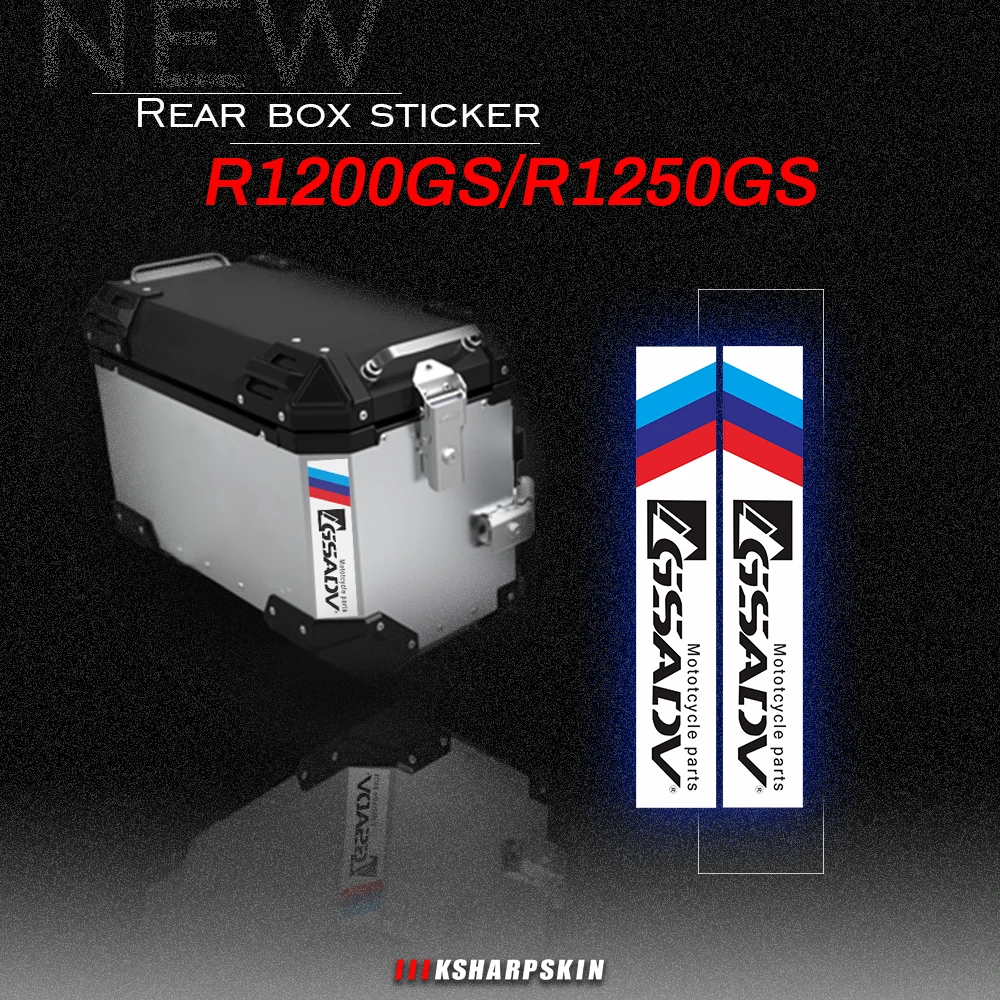 

Motorcycles Accessories Aluminum Boxes Cases Reflective Decal Stickers For BMW R1200GS LC Adventure R1250GS F800GS F850GS ADV
