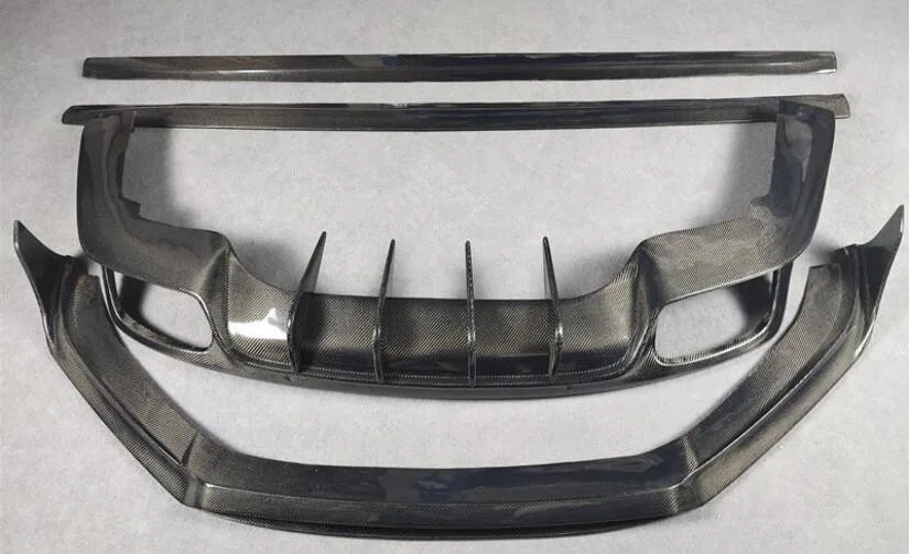 

Carbon Fiber Body Kit Car Front Rear Bumper Lip Diffuser Cover Side Skirt For Porsche Panamera 971 Turbo S 2017 2018 2019 2020