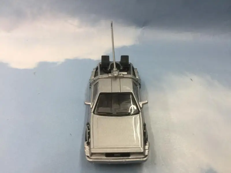 1/64 автомобиль 81 DELOREAN DMC 12 Назад в будущее фильм реальные езды металлические Литые