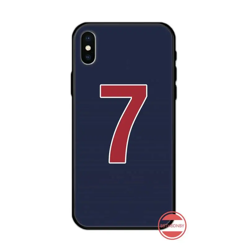 Милый чехол для телефона с футбольным номером iphone 5 5s 5c se 6 6s 7 8 plus x xs xr 11 pro max |