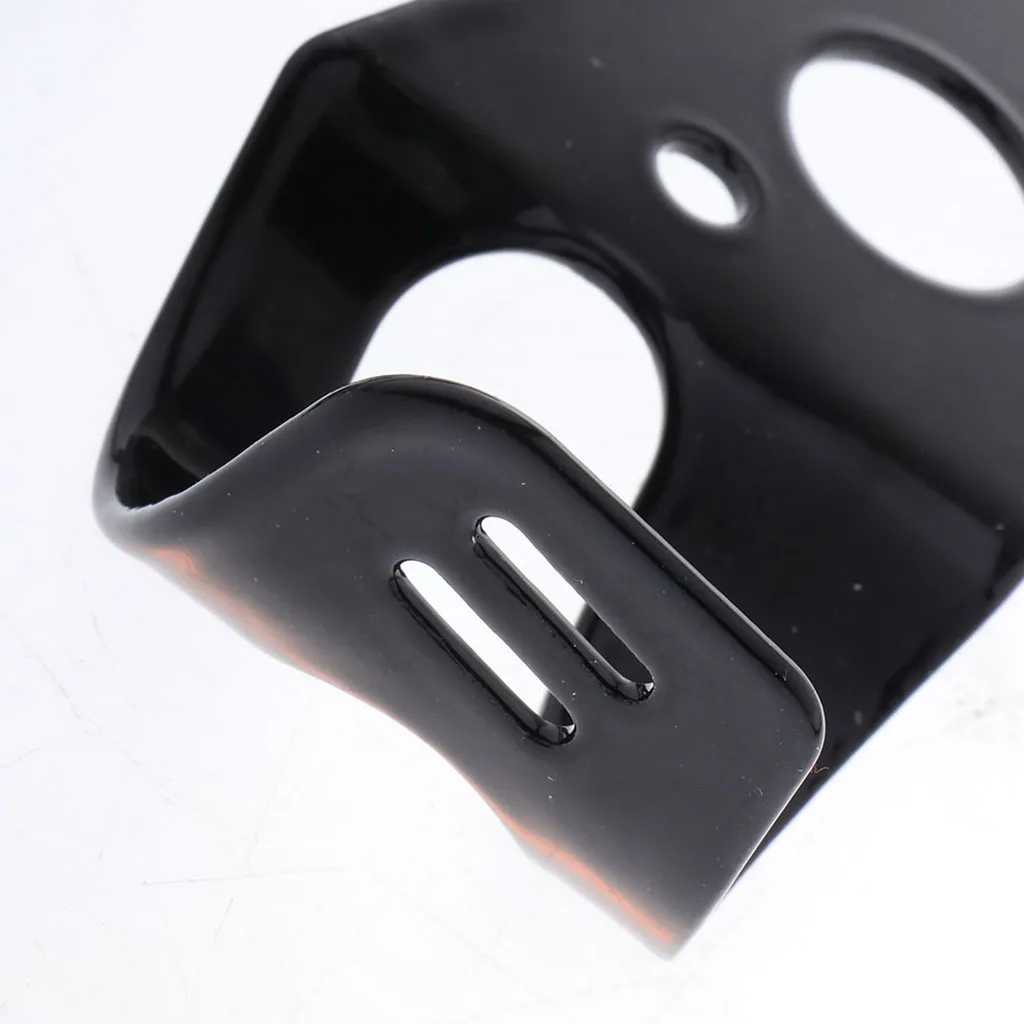 Aluminum Alloy Fork Ear Headlight Side Mount Clamp Brackets for Motorbike Chopper Bobber Café Racer(BLACK