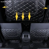 car seat back anti kick mat anti dirty protector cover waterproof pads for volkswagen vw tiguan mk2 2017 2018 2019 2020 2021
