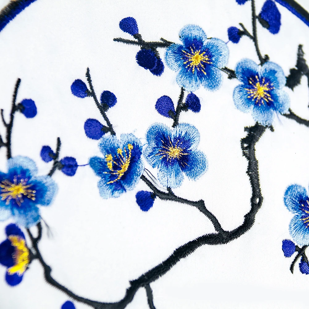 Вышитые нашивки с большим цветком сливы тканевые занавески для диванов окон на