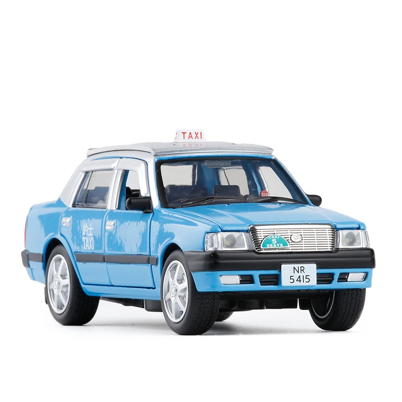 1/32 Тойота Корона Гонконг такси литье под давлением модель автомобиля игрушки со