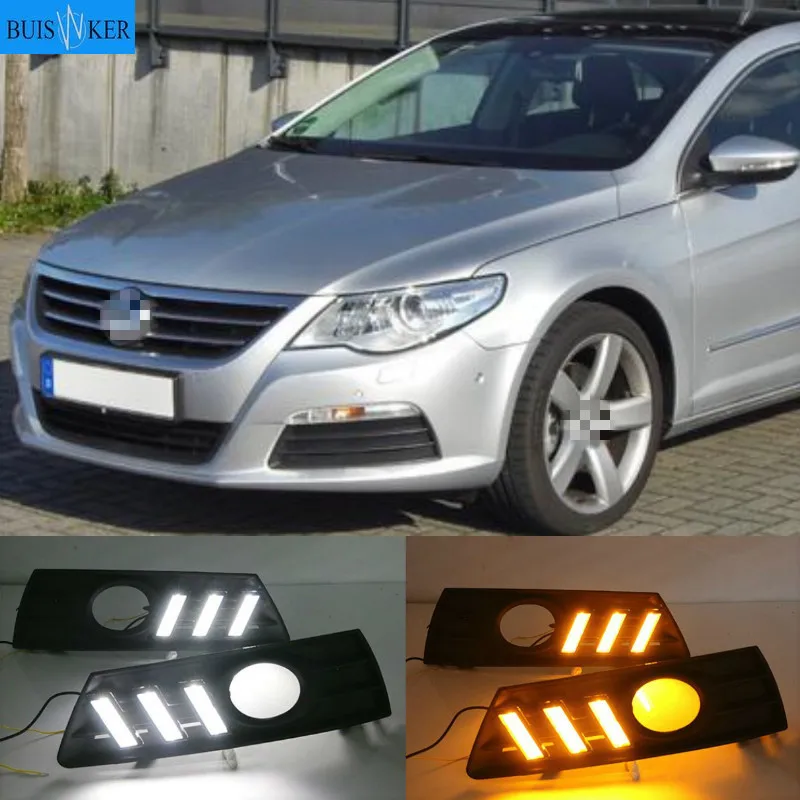 Светодиодные дневные ходовые огни светильник для Volkswagen Passat CC 2009 2010 2011 2012 2013