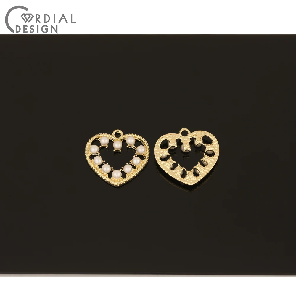 

Cordial Design 100Pcs Jewelry & Findings Components/Imitation Pearl/Earrings Charms/DIY Making/Hand Made/Geometry Shape/Pendant