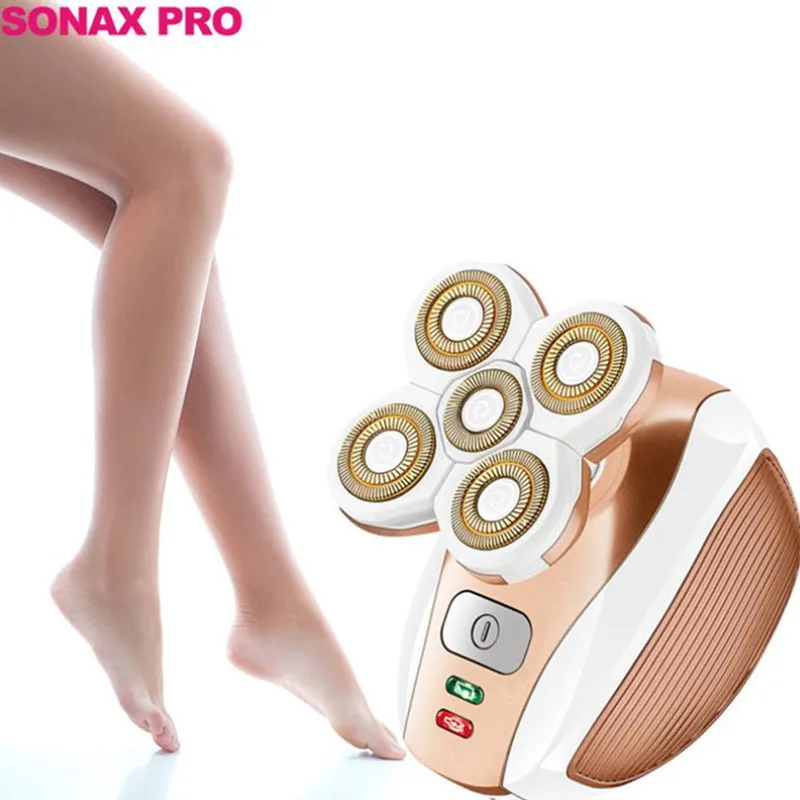 Женский Электрический эпилятор SONAX PRO с пятью головками устройство для удаления