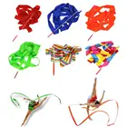 Оптовая продажа, для детей возрастом от 1 до шт Танцы лента для гимнастики ритмики Танцы балетки ленточный стример вертя жезл палочка 400 см горячая распродажа