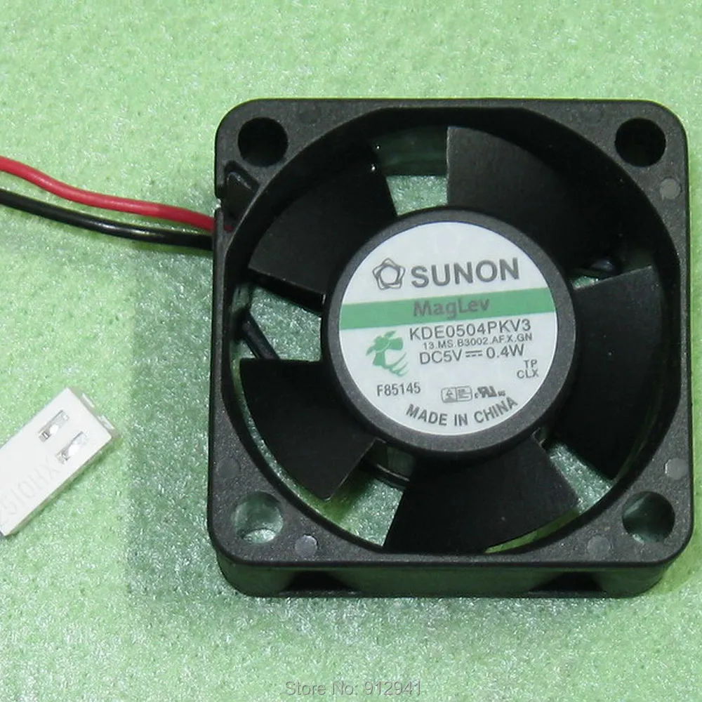 B86 SUNON KDE0504PKV3 4020 40 мм x 20 кулер Maglev охлаждающий вентилятор DC 5V 0 4 W 2 провода видео