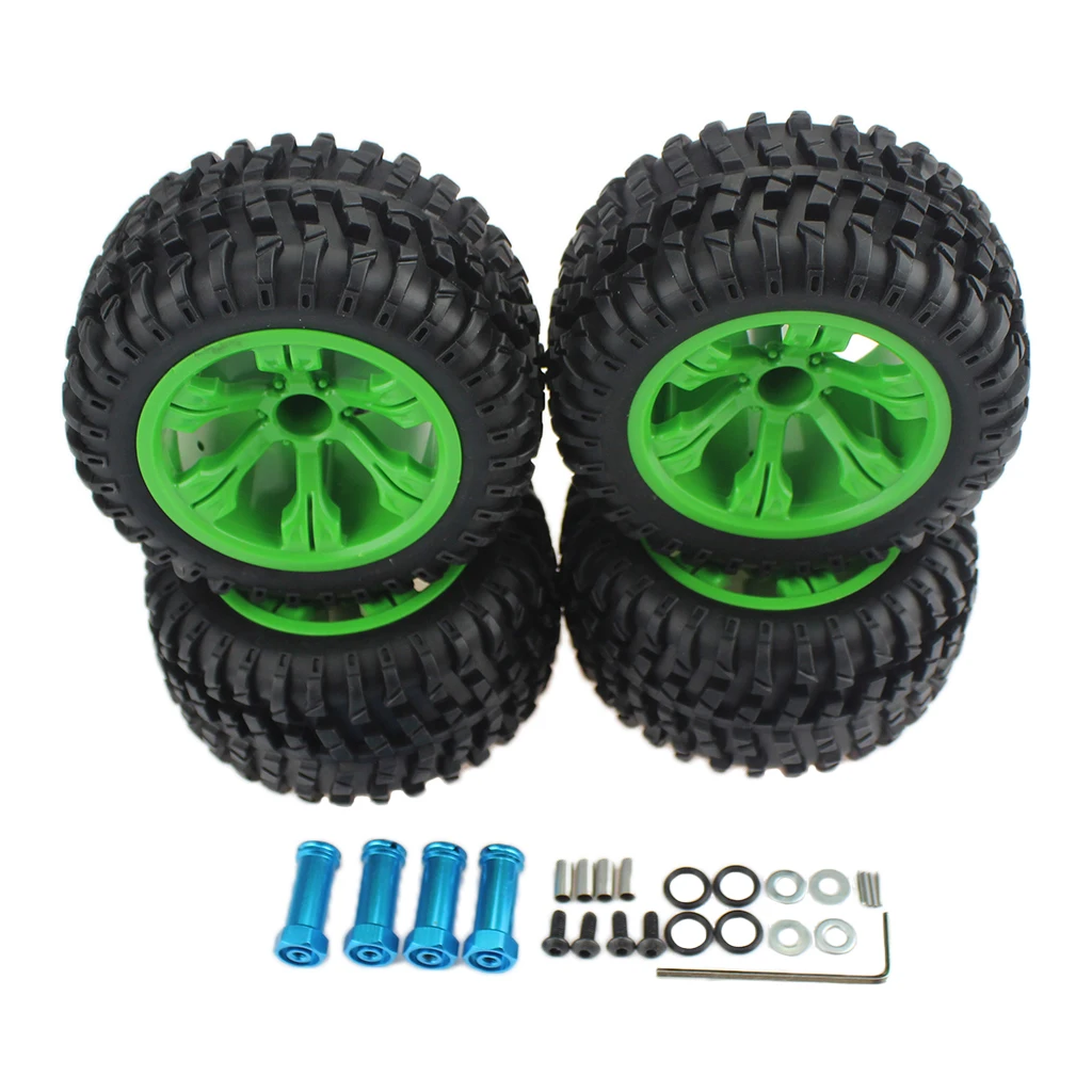

4PCS RC Wheel Rim Tyre Set for WLTOYS 144001 124019 124018 RC Car