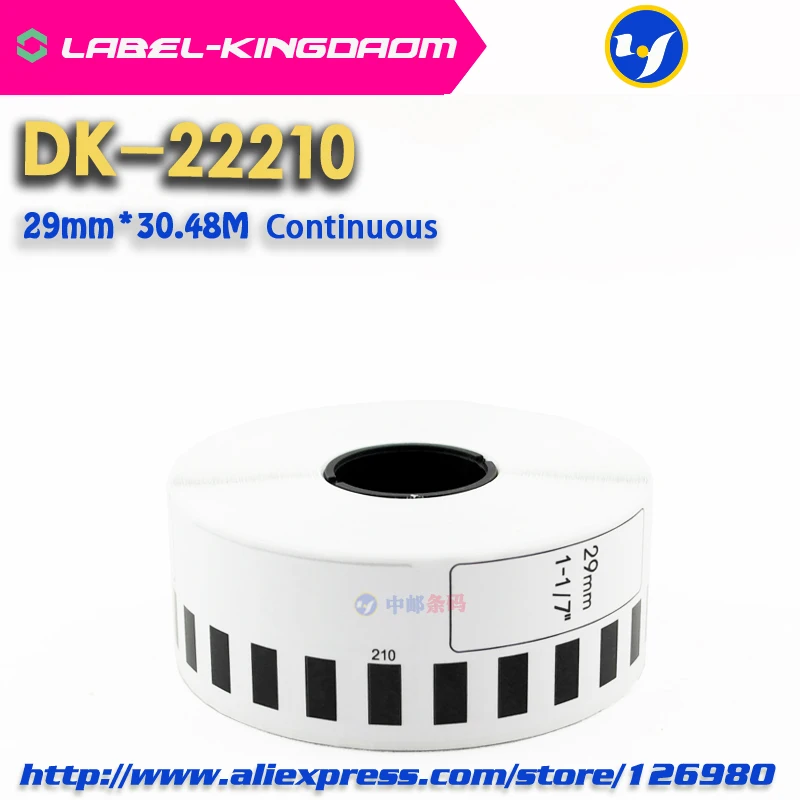 2 рулона для заправки ярлыков совместимых с фотоэтикеток 29 мм * 30 48 м непрерывная