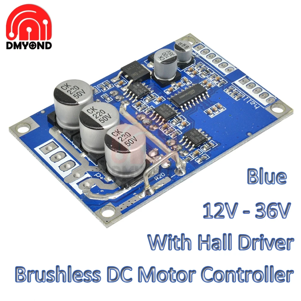 DC 12V 36V 500W ШИМ бесщеточный мотор регулятор скорости w зал балансировка двигателя