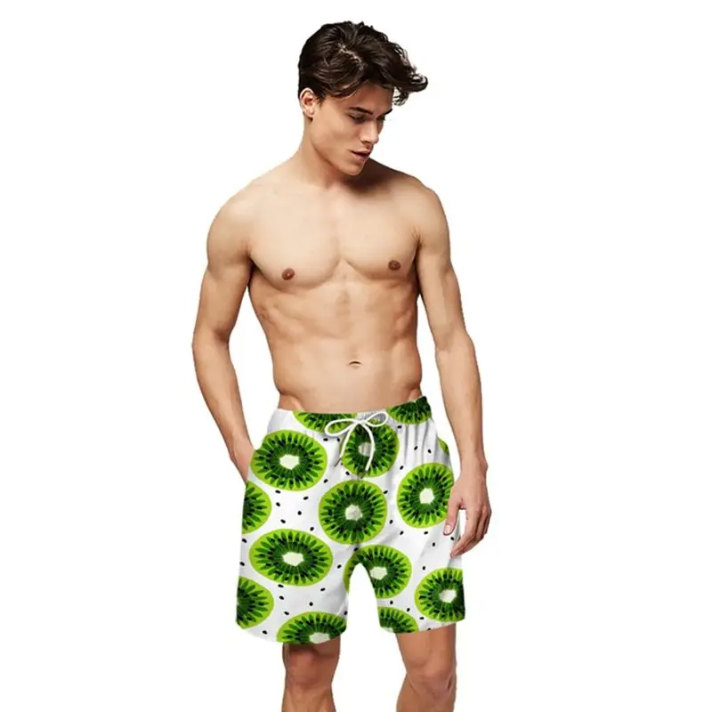 Mens Swimming Shorts Swimwear Trunks Plus Size Swimsuit Beach Wear Short Pants Boardshorts sunga Swim Surf / Home Casual | Спорт и