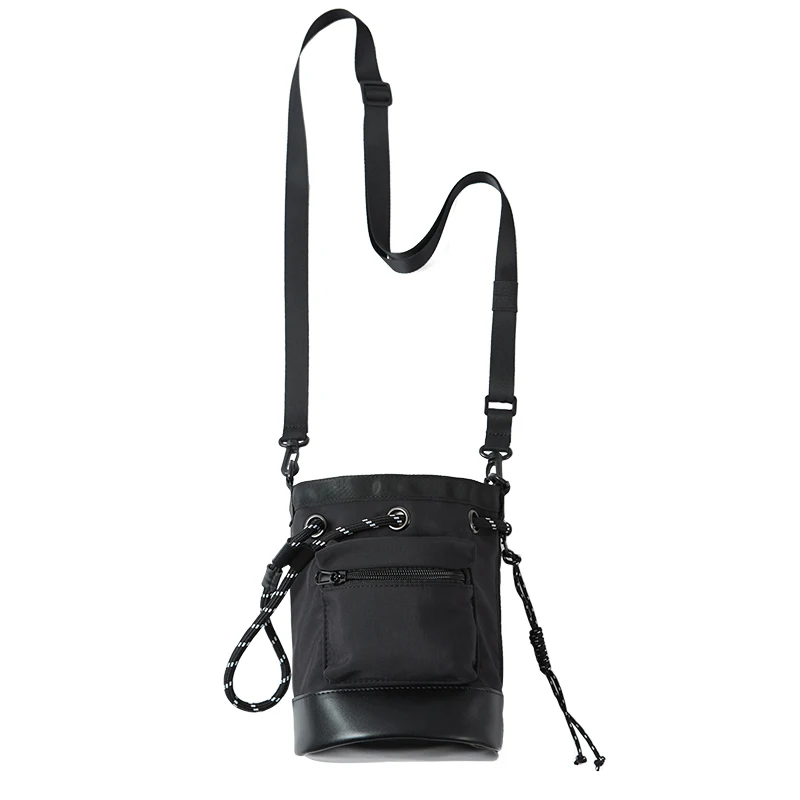 

Unisex Multi-Function Bucket Small Satchel Shoulder Crossbody Mobile Phone Bag Drawstring Bag