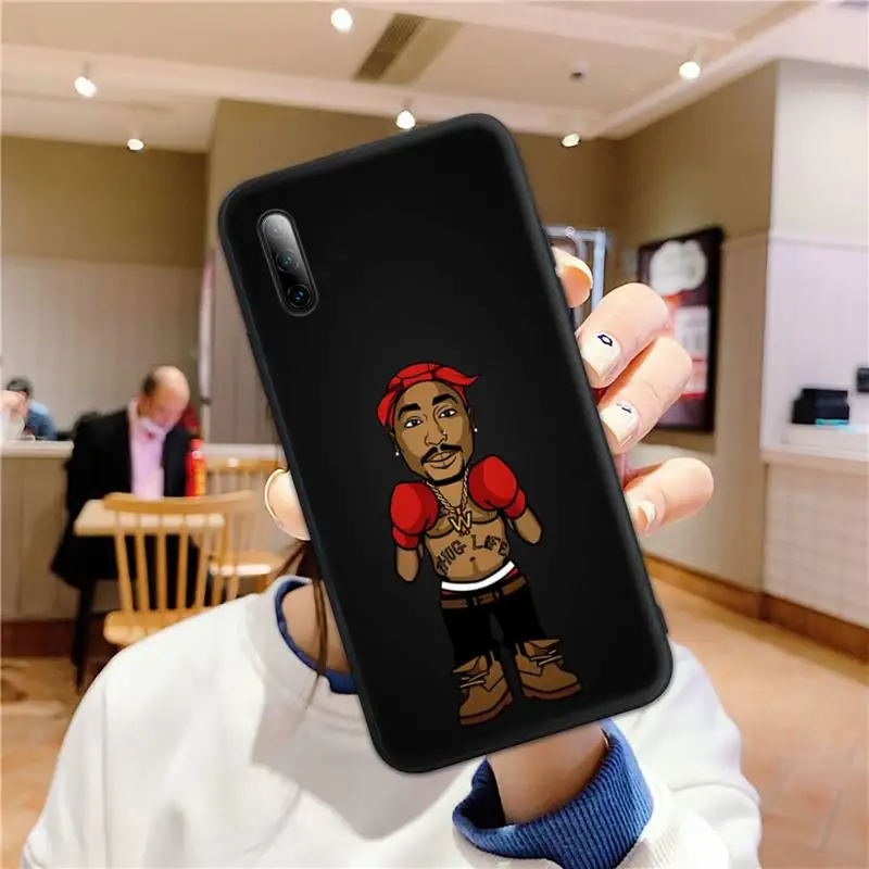 

Cartoon Hot 2Pac Tupac Amaru Shakur Phone Case for Samsung S7edge s8 s9plus s10 lite2019 2020 S20ULTRA S20plus Cover