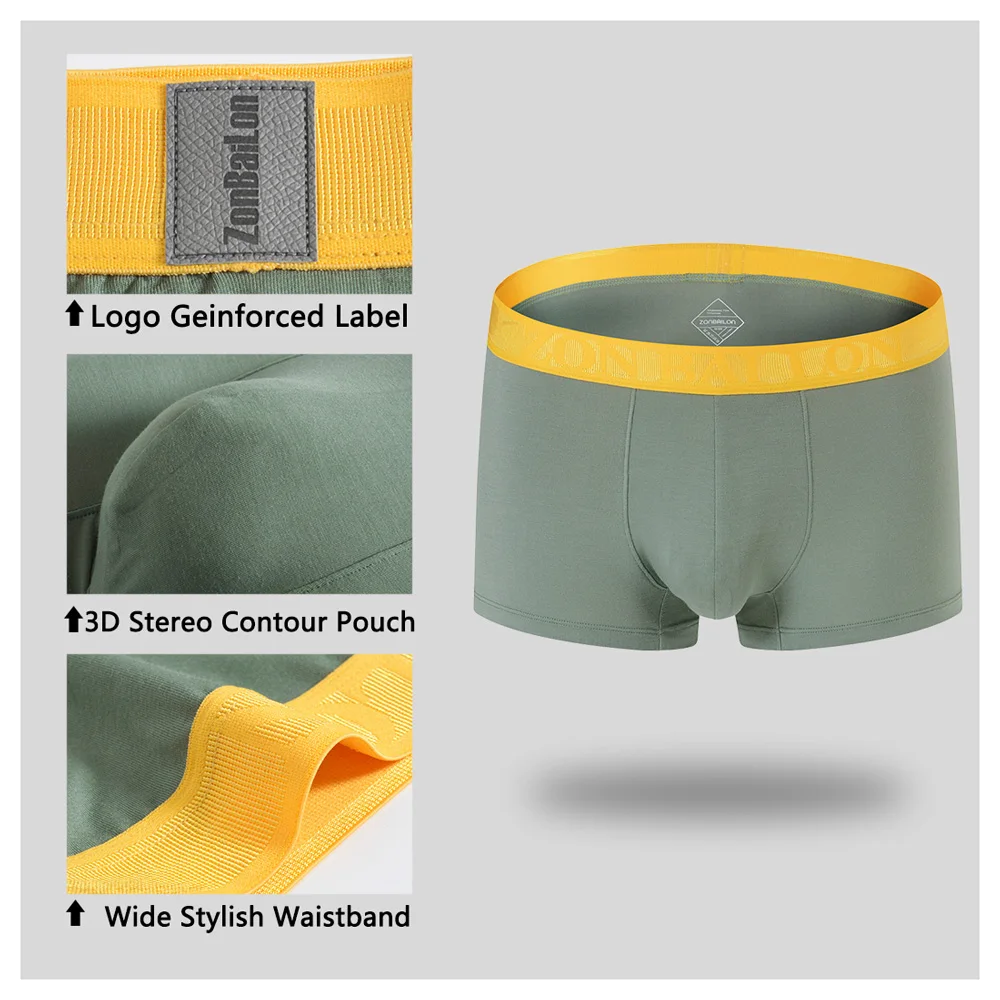 Men's Boxer Underwear 4-6 PCS In Various Combinations Men Shorts Loose Fashion  Comfortable Mens Briefs