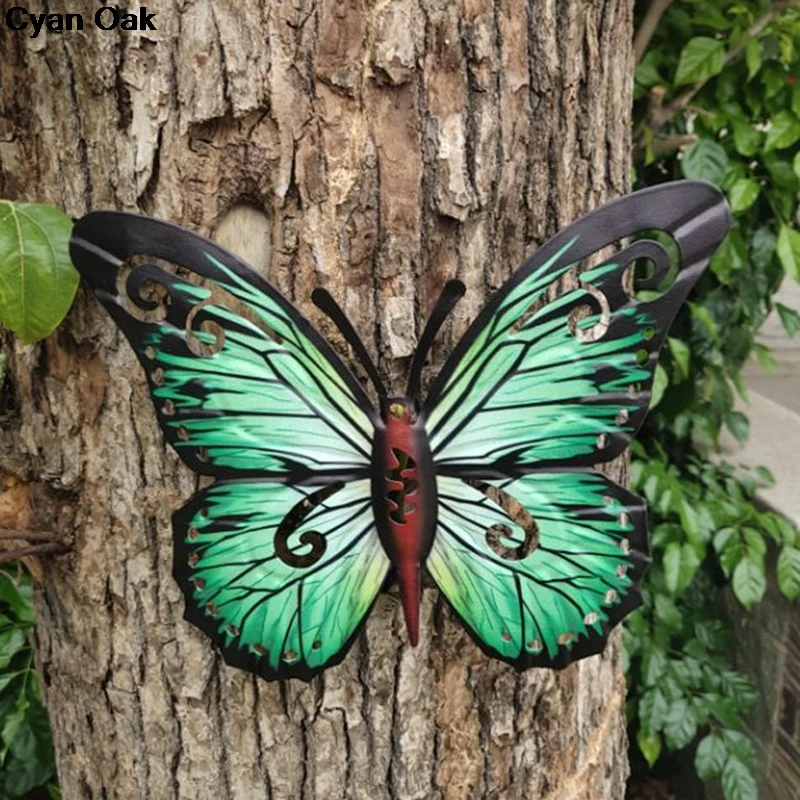 

2021 Hot Garden Butterfly of Wall Artwork for Home and Outdoor Decorations Statues Miniatures Sculptures
