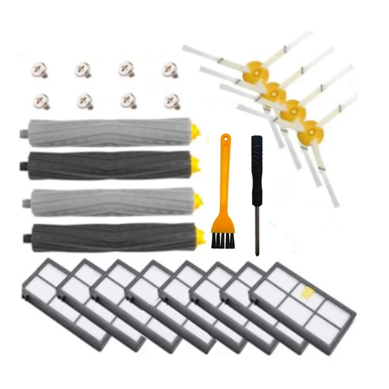 

Top Sale Replenishment Kit For Irobot Roomba 800 860 870 871 880 890 900 960 980 Vacuum Accessories, Parts Filters Side Brushes