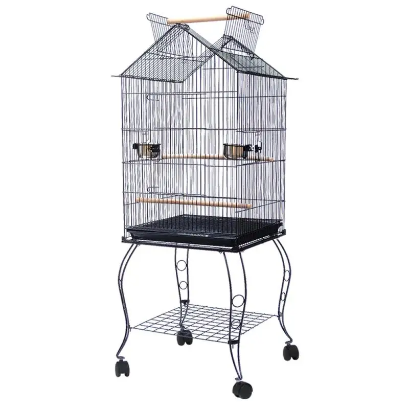 

В наличии за рубежом! Клетка для попугаев, 59x59x145 см