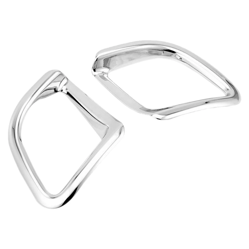 2X хромированная бампер лампа заднего противотуманного фонаря Накладка для Toyota