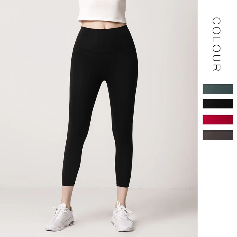 3/4 леггинсы для фитнеса женские штаны йоги тренажерного зала спортивные трико