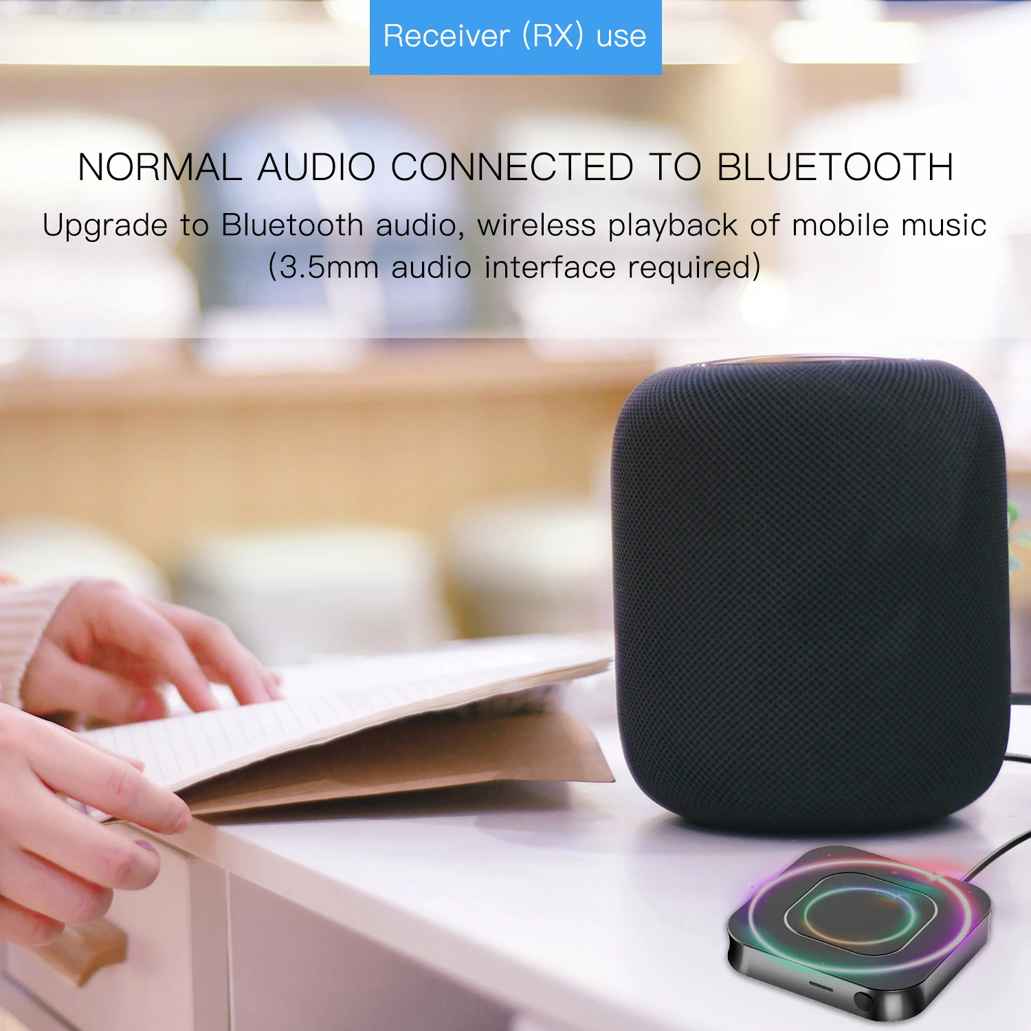 Elistooop BT 13 Bluetooth 4 2 передатчик 3 5 мм адаптер APTX для ТВ наушников Динамик Playstation аудио