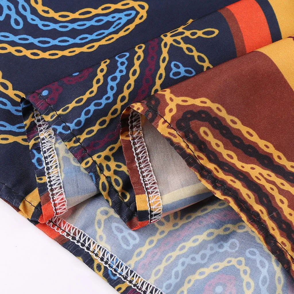 Женское льняное платье большого размера с принтом повседневное Элегантное без