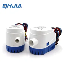 Automatic Boat Submersible Bilge Pump 12V 24V Volt DC Electric Marine Water Pump Small Auto 6500GPH 750GPH 1100GPH With Switch