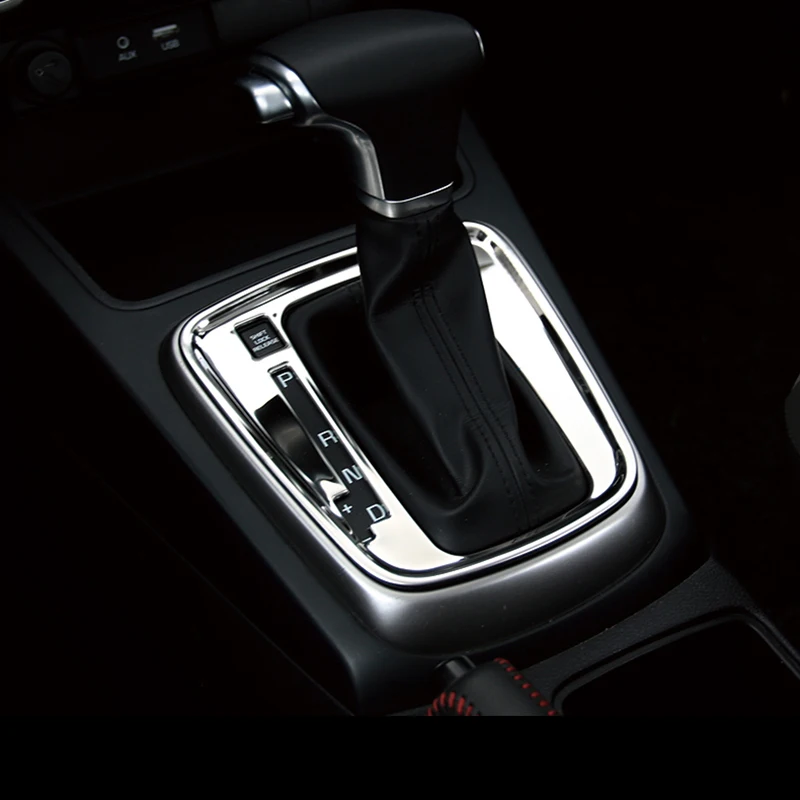

Lsrtw2017 Stainless Steel Car Automatic Gear Panel Trims for Kia Kx Cross K2 Rio 2017 Interior Mouldings Accessories