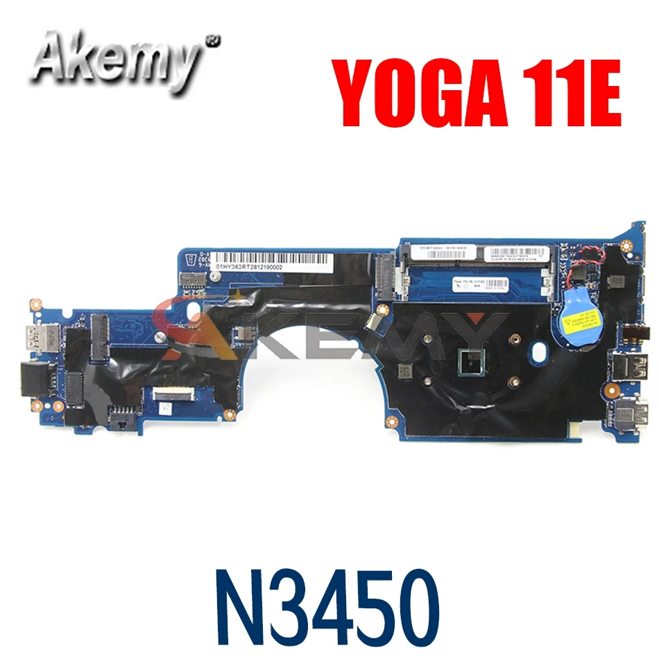 Материнская плата для ноутбука LENOVO Thinkpad YOGA 11E Core N3450 материнская SR2Z6 Celeron 01HY363