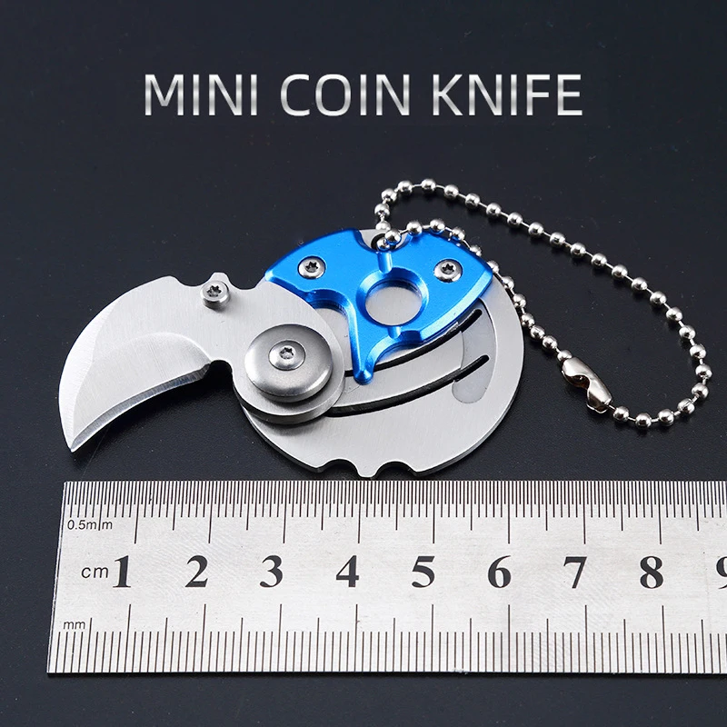 

Portable Keychain Pocket Knife Stainless Steel Camping Small Mini EDC Knife Peeler Fixed Blade Wood Handle Kitchen Multi Knives