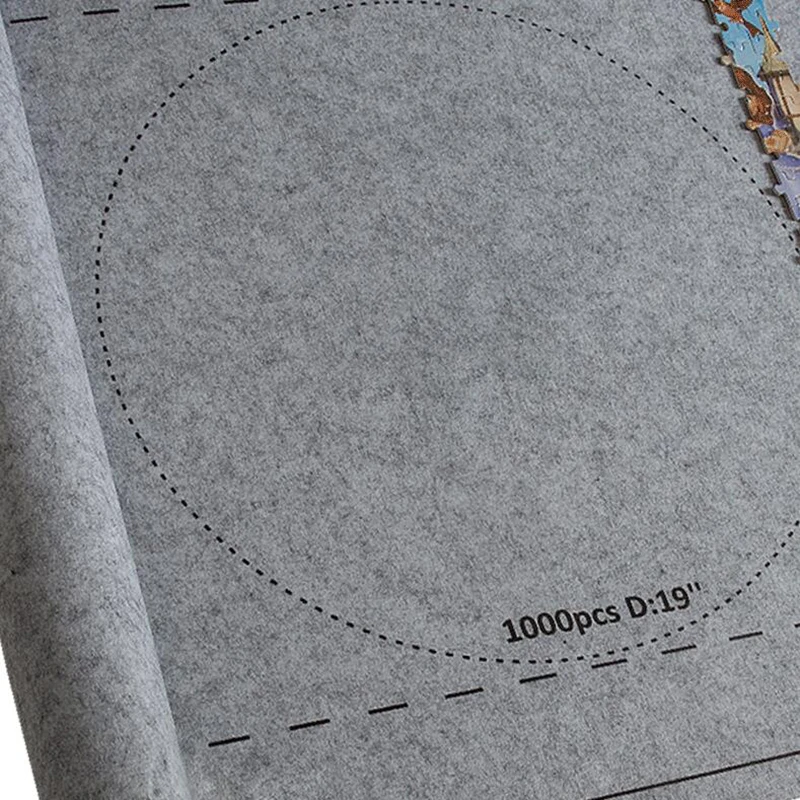 

Portable Puzzles Mat Jigsaw Roll Felt Mat Play Storage Mat,Puzzles Blanket for Up to 1500 Pcs Puzzles Travel Storage Bag