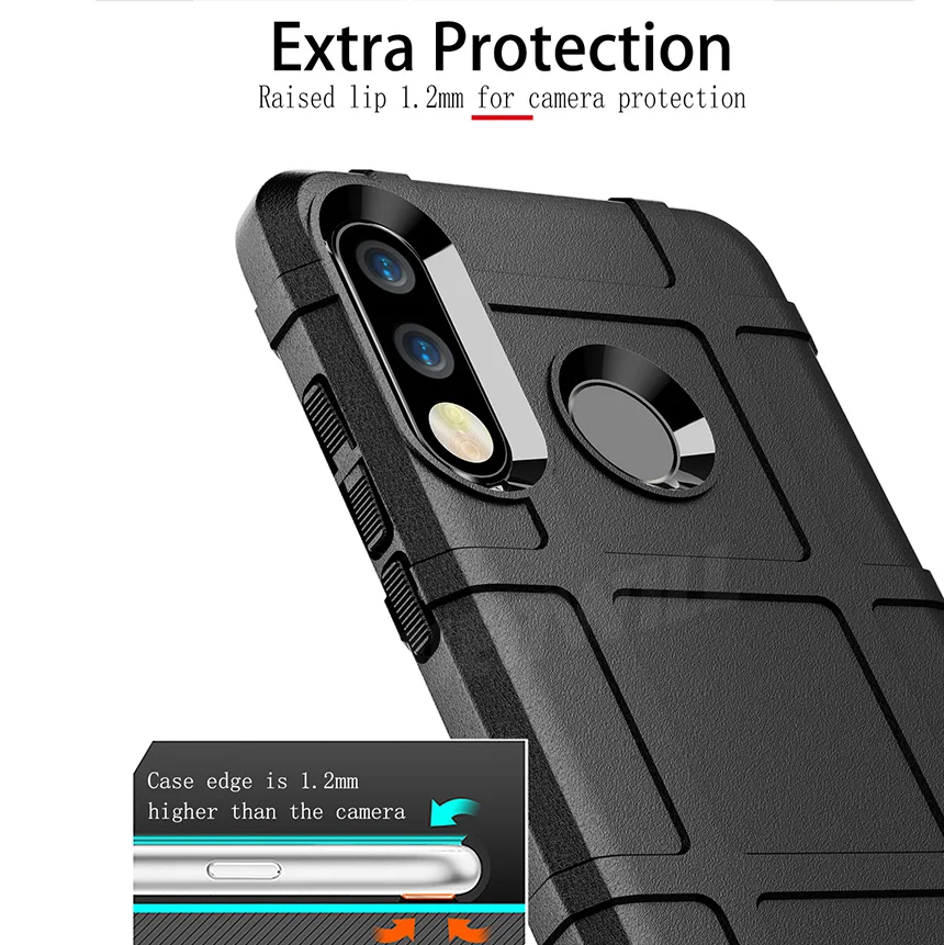 Защитный чехол для huawe P30 lite противоударный защитный резиновый бампер телефона