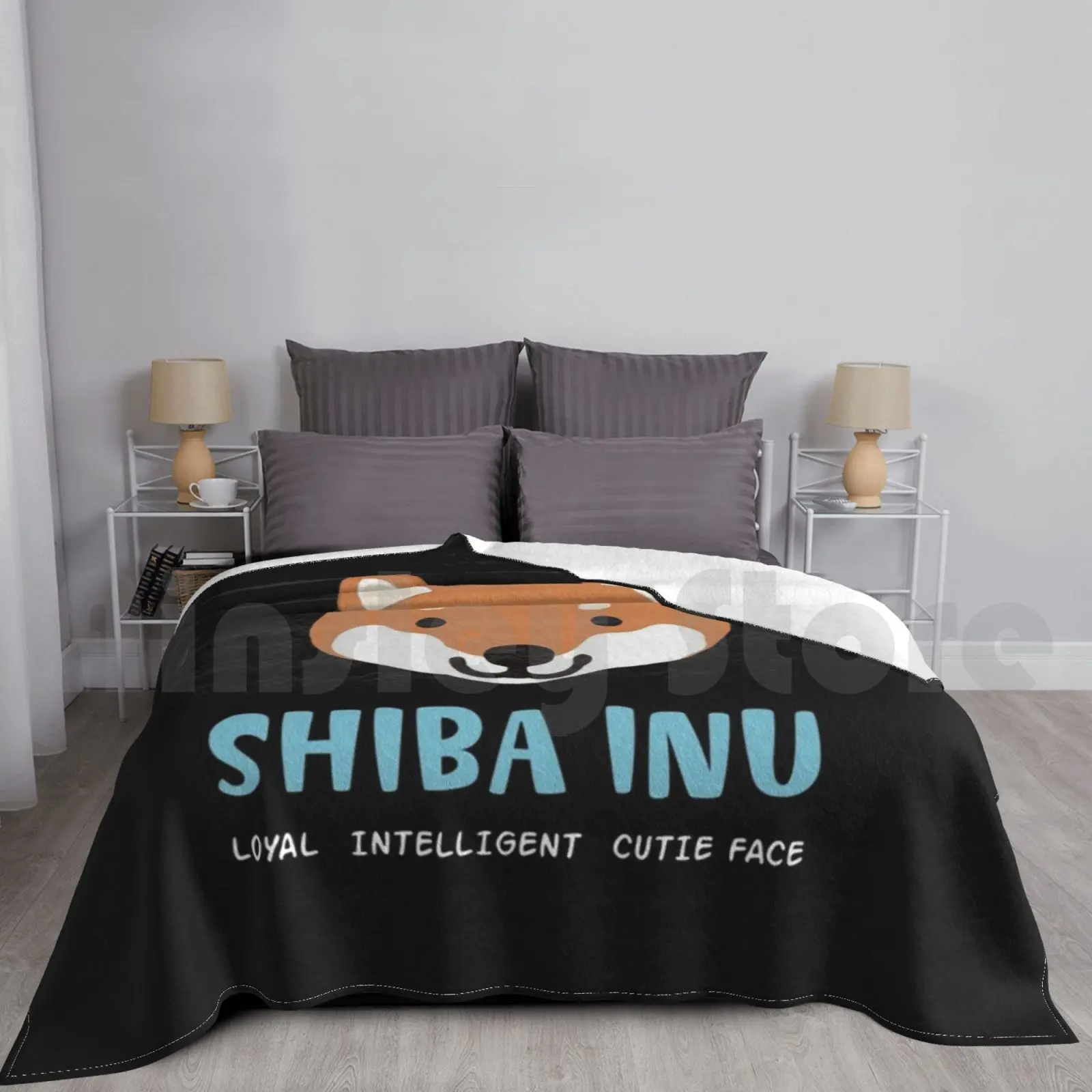 

Сиба-ину: верный Интеллектуальный Милая лицо | Милое мультяшное одеяло для собаки, модное индивидуальное милое домашнее животное для собаки Сиба-ину